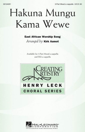 Hakuna Mungu Kama Wewe 3-Part Choir Chorpartitur