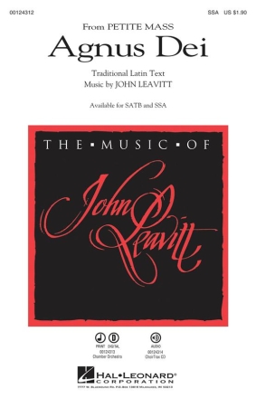 John Leavitt, Agnus Dei SSA Chorpartitur