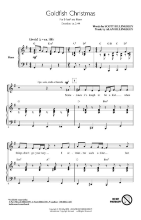 Scott Billingsley_Alan Billingsley, Goldfish Christmas Chor CD