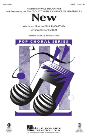 Paul McCartney, New SATB Chorpartitur