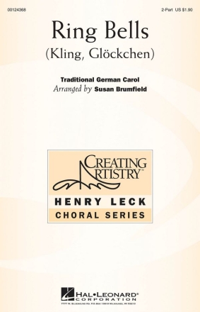 Ring Bells (Kling, Glckchen) for 2-part choir, piano, opt. handbell choral score (en)