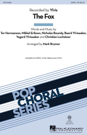Baard Ylvisaaker_Christian Lochstoer_Mikkel Eriksen_Nicholas Boundy_To SATB Chorpartitur