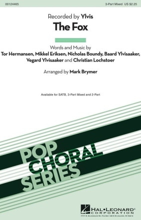 Baard Ylvisaaker_Christian Lochstoer_Mikkel Eriksen_Nicholas Boundy_To 3-Part Choir Chorpartitur