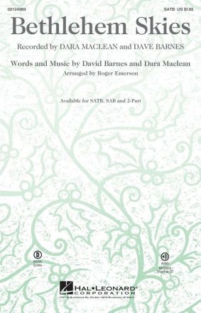 Bethlehem Skies SATB Chorpartitur