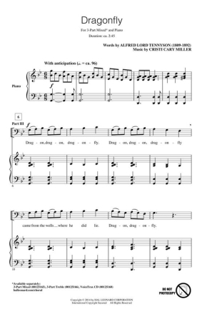 Cristi Cary Miller, Dragonfly Chor CD