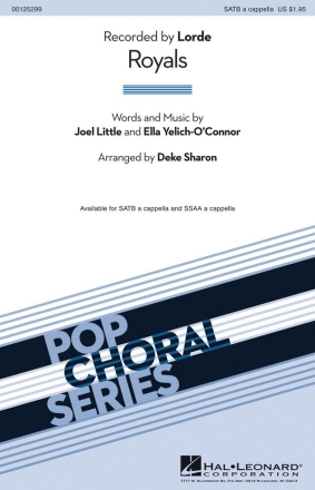 Royals SATB a Cappella Chorpartitur