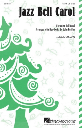 Jazz Bell Carol SATB Chorpartitur