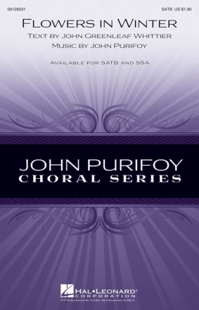 John Purifoy, Flowers in Winter SATB Chorpartitur