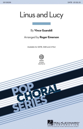 Vince Guaraldi, Linus and Lucy SATB Chorpartitur