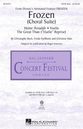 Christine Hals_Christophe Beck_Frode Fjellheim, Frozen SATB Chorpartitur