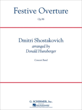 Dimitri Shostakovich, Festive Overture op. 96 Concert Band Partitur