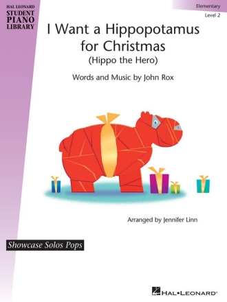 I Want a Hippopotamus for Christmas Klavier Blatt