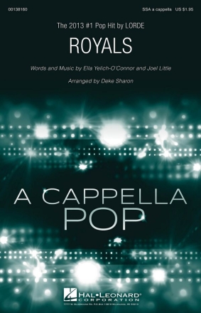 Royals for female choir (SSA) a cappella vocal score