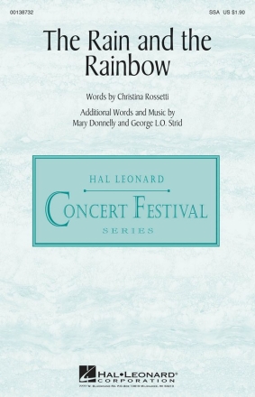 George L.O. Strid, The Rain and the Rainbow SSA Chorpartitur