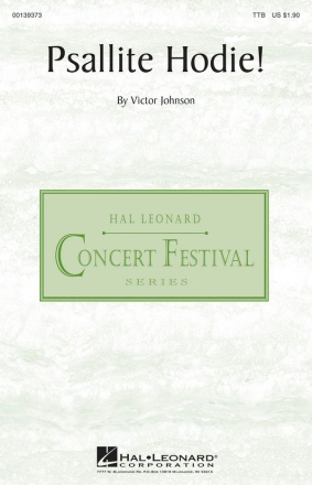 Victor C. Johnson, Psallite Hodie! TTB Chorpartitur