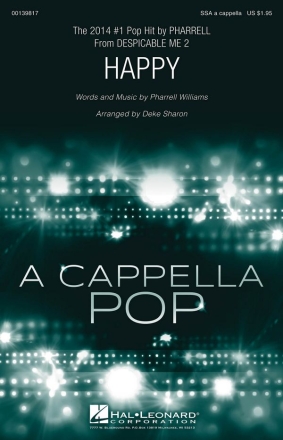 Happy for female choir (SSA) a cappella choral score