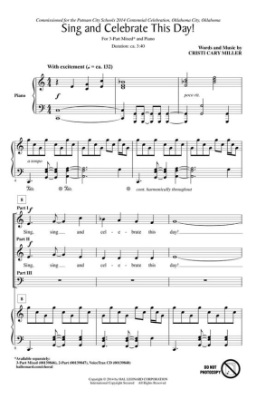 Cristi Cary Miller, Sing and Celebrate This Day! Chor CD