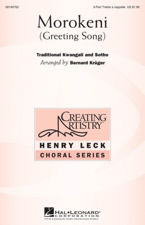 Morokeni 3 Part Treble Chorpartitur