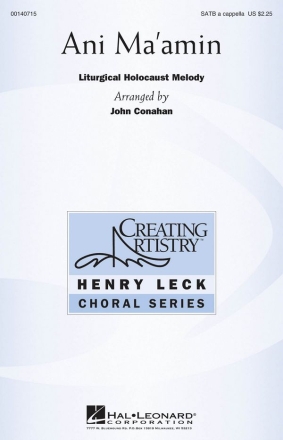 Ani Ma'amin SATB a Cappella Chorpartitur