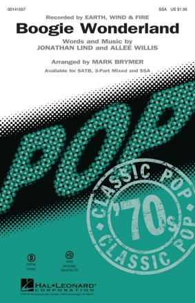 Boogie Wonderland SSA Chorpartitur