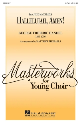 Georg Friedrich Hndel, Hallelujah, Amen! 2-Part Choir Chorpartitur