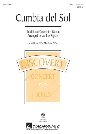 Cumbia del Sol 2-Part Choir Chorpartitur