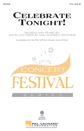 Audrey Snyder, Celebrate Tonight! 2-Part Choir Chorpartitur