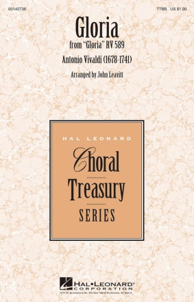Antonio Vivaldi, Gloria TTBB Chorpartitur