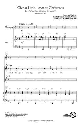 George L.O. Strid, Give a Little Love at Christmas Chor CD