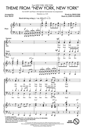 Theme from New York, New York ShowTrax CD CD