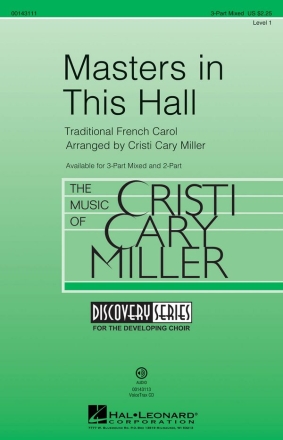 Masters in This Hall 3-Part Choir Chorpartitur
