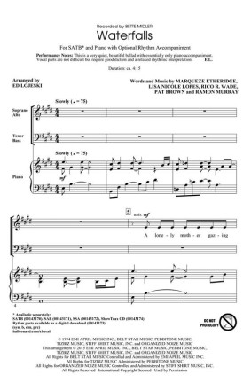 Waterfalls Chor CD