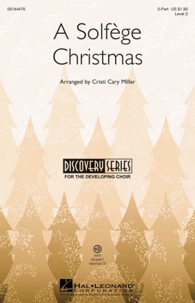 A Solfge Christmas 2-Part Choir Chorpartitur