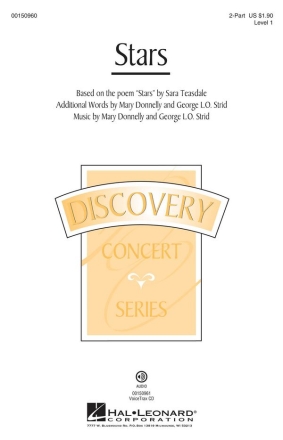 Stars for 2-part choir and piano choral score