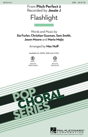 Flashlight for mixed chorus (SAB) and piano score
