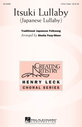 Itsuki Lullaby 3 Part Treble Chorpartitur