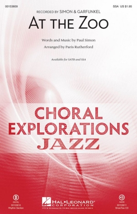At the Zoo SSA Chorpartitur