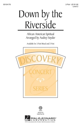 Down by the Riverside 2-Part Choir Chorpartitur