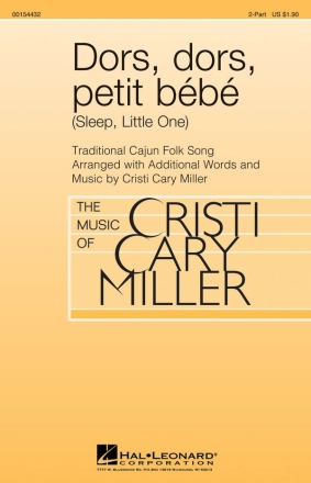 Dors, Dors, Petit Bebe (sleep, Little One) 2-Part Choir Chorpartitur