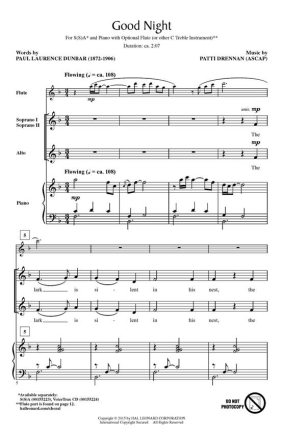 Patti Drennan, Good Night Chor CD