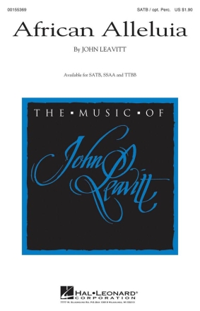 John Leavitt, African Alleluia SATB and opt. Percussion Chorpartitur