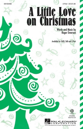 Roger Emerson, A Little Love on Christmas 2-Part Choir Chorpartitur