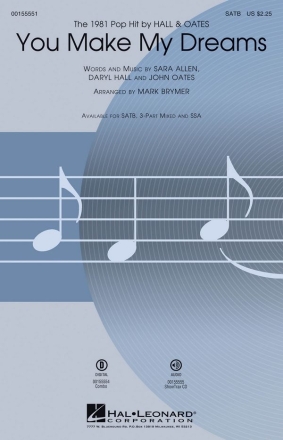 You Make My Dreams SATB Chorpartitur