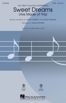 Sweet Dreams (Are Made of This) SATB Chorpartitur