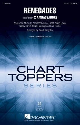 Renegades SATB Chorpartitur
