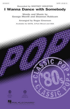 I Wanna Dance with Somebody for female chorus (SSA) and piano chorus score