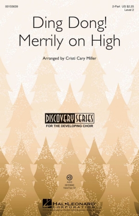 Ding Dong! Merrily On High 2-Part Choir Chorpartitur