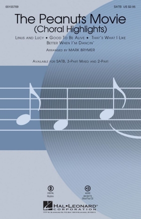 The Peanuts Movie SATB Chorpartitur