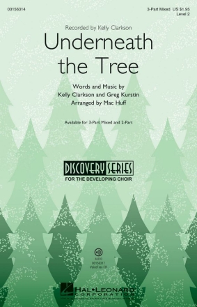 Greg Kurstin, Underneath the Tree 3-Part Choir Chorpartitur