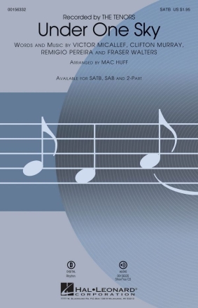 Under One Sky SATB Chorpartitur